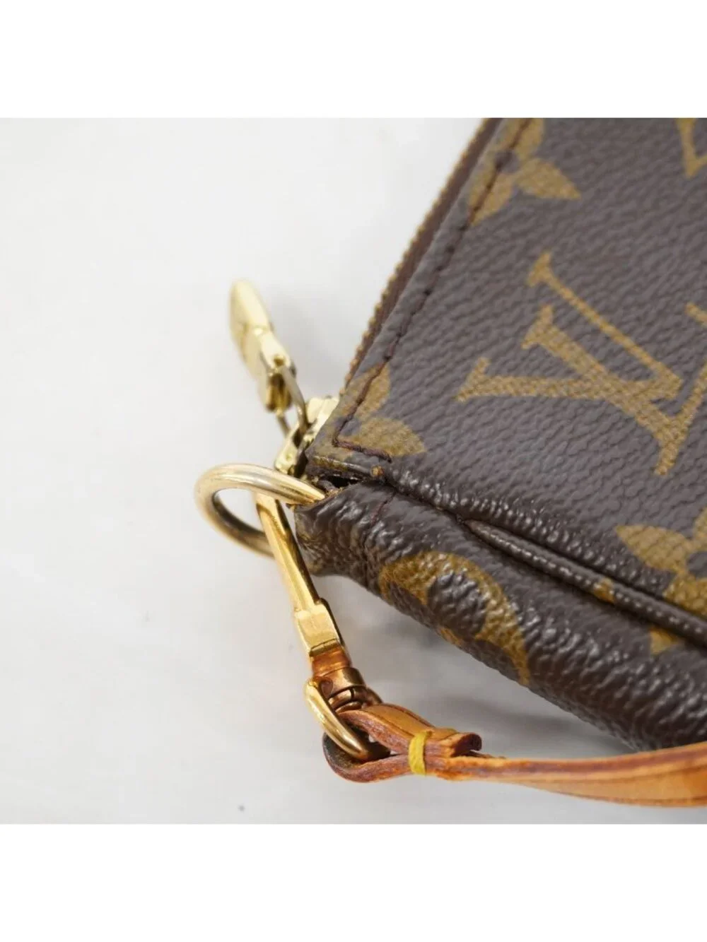 Louis Vuitton Pouch Monogram Pochette Soir Brown